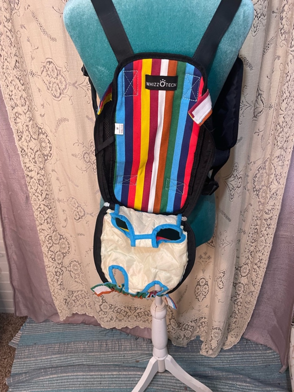 Pet Striped Multi-Color Carrier - Picture 3 of 6